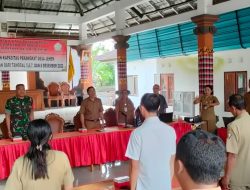 Babinsa Hadiri Rapat Peningkatan Kapasitas Perangkat Desa