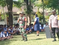 Babinsa Koramil Tembuku Berikan Pelatihan PBB dan Wasbang Ke Pelajar SMP N 2 Tembuku Sebanyak 384 Siswa