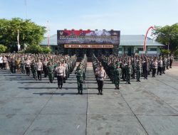 Pangdam IX/Udayana and Kapolda Bali Open Collaborative Training on Integration of Dikmaba TNI AD with Diktukba Polri in Rindam