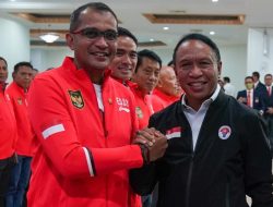Hadiri Pelantikan PP PELTI, Menpora Berharap Tenis Indonesia Kembali Berjaya