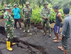 Geger, Ribuan Hektare Lahan Perkebunan Warga di Bengkalis Amblas Sedalam 4 Meter