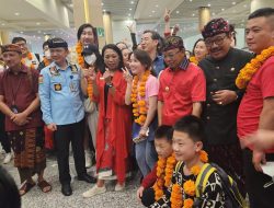 Penerbangan Chenzen China – Denpasar Bali Mendarat Perdana di Bandara I Gusti Ngurah Rai