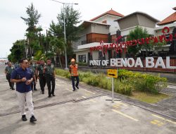 Kunjungi Kantor Pelindo, Pangdam Juga Tinjau Terminal Kedatangan Internasional Pelabuhan Benoa