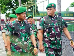 Kunker Danpusterad di Kodim Lotim, Danrem Laporkan Aplikasi Program Teritorial di Korem 162/WB