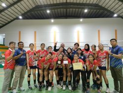KKVC Kabupaten Bogor Sabet Gelar Juara Pertandingan Bola Volly KU 2007 (U-16) Nurunisa S Cup