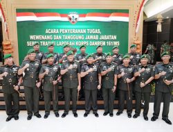 Pangdam IX/Udayana Submits Duties and Responsibilities of Danrem 161/WS