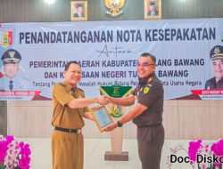 PJ Bupati Qudrotul Ikhwan dan Kajari Tulang Bawang Teken Nota Kesepakatan