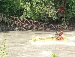 Hanyut Akibat Jembatan Putus di Sungai Digoel, 1 Anggota TNI Ditemukan dan 3 Personel Polri Masih Pencarian