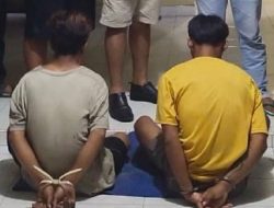 Polsek Penawartama Tangkap Dua Pemuda yang Melakukan Curat di Pasar Sidoharjo