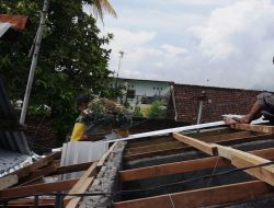 Masuki Tahap Pemasangan Atap, Progres Rehab RTLH di Wilayah Kodim 1606/Mataram Capai 65%
