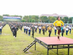 Eratkan Sinergitas, Kodam IX/Udayana Gelar Senam SKJ 88 Bersama Polda dan Forkopimda Bali
