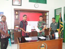 Teken Kerja Sama Karya Bakti TNI, Distan Optimis Akan Sukses Jika Menggandeng Kodim Alor