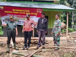 Diperuntukkan Bagi Warga Kurang Mampu, Koramil Katikutana Laksanakan Program Rehab RTLH