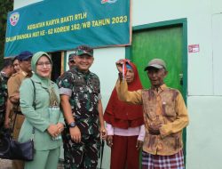 RTLH Selesai di Rehab, Dandim 1607/Sumbawa Serahkan Kunci Rumah