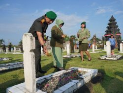 Rangkaian Kegiatan HUT ke 62, Korem 163/WSA Ziarah Rombongan ke TMP Pancaka Tirta