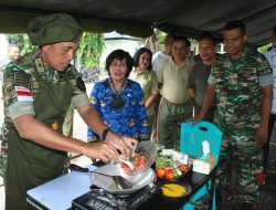 Meriahkan HUT Korem 161/WS ke 62, Denrem Ikuti Lomba Memasak Nasi Goreng