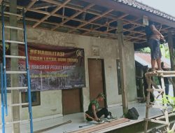 Rebab RTLH Kodim 1611/Badung Sasar Rumah Milik Agung Sujana di Desa Pangsan