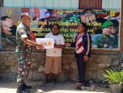 Percepat Penurunan Angka Stunting, Kodim Sikka Salurkan Bantuan Nutrisi Gizi dari Kasad