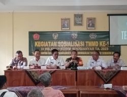 Kodim 1616/Gianyar Gelar Sosialisasi Pelaksanaan TMMD ke 116 TA. 2023 di Desa Siangan
