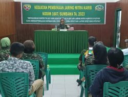 Kodim 1607/Sumbawa Wujudkan Binter Yang Adaptif Melalui Pembinaan Jaring Mitra Karib