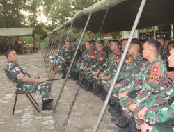 Danrem 161/WS Tinjau Prajurit Satgas Pamtas RI-RDTL Sektor Timur