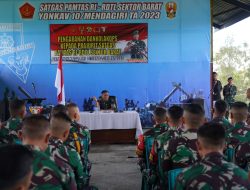 Usai Kunjungi Sektor Timur, Danrem 161/WS Sambangi Satgas Pamtas RI-RDTL Sektor Barat