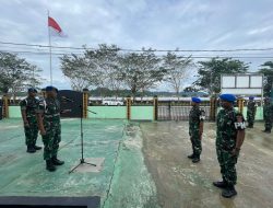 Harus Mampu Berbuat Yang Terbaik, Dandenpom VI/3 Bulungan Pimpin Acara Laporan Korps Kenaikan Pangkat