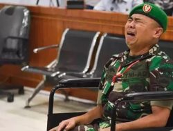 Divonis Penjara Seumur Hidup, 2 Oknum Anggota TNI Terdakwa Kurir Sabu Menangis Histeris