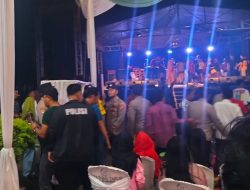 Lampaui Batas Izin, Polisi Bubarkan Acara Hajatan Hiburan Orgen Tunggal