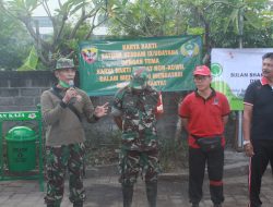 Bersama Masyarakat, Kesdam IX/Udayana Gelar Kegiatan Karya Bakti di Desa Pemecutan Kaja