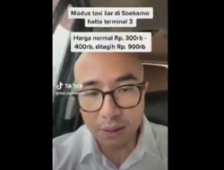 Viral Sopir Taksi Getok Penumpang Rp900 Ribu, Polresta Bandara Soetta Lakukan Penelusuran