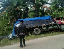 Truk Maut di Lebak Lindas Pengemudi Motor Hingga Tewas