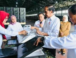 Dirut PT Pindad Abraham Mose Terima Kunjungan Presiden Jokowi beserta Menteri BUMN dan Menhan