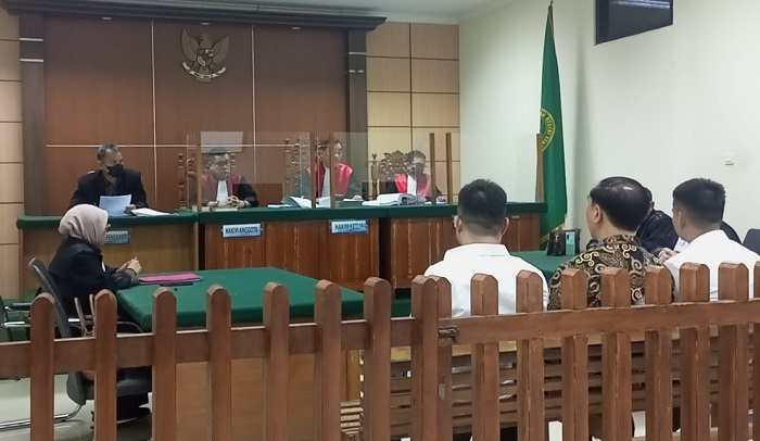 Sidang putusan yang digelar di Pengadilan Negeri Kota Serang Kamis, (31/8/2023).