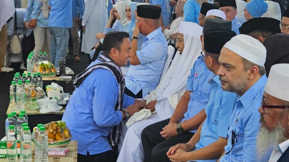 Gelar Sholawat Bersama di Banten, Habib Luthfi, Habib Abdul Rahman, Habib Shaleh dan Ketum Ndaru Aditya Yusma Sukses Hadirkan Prabowo. (Dok. Istimewa)