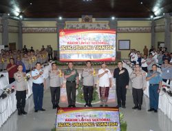 Kasdam IX/Udayana Hadiri Rakor Lintas Sektoral Bidang Ops Tahun 2024 di Mapolda Bali