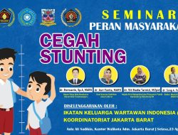 Pentingnya Peran Masyarakat, IKWI dan TP PKK Kota Jakbar Gelar Seminar Stunting 23 April 2024