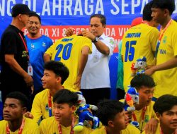 Menang 3-0, Tim Sepak Bola POPDA Kota Tangerang Raih Emas