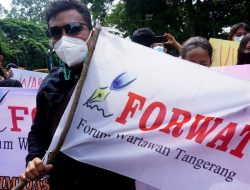 Wartawan Ancam Geruduk KPU Kota Tangerang Lantaran Tertutup Soal Anggaran Publikasi