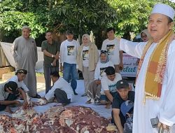 Rayakan Isul Adha, DPC dan Fraksi Gerindra DPRD Kota Tangerang Potong Tiga Ekor Sapi