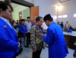 Hadiri Pelantikan PMII, Dr. Nurdin : Pergerakan Pemuda Menjadi Lokomotif Kemajuan Bangsa