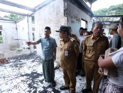 Sambangi Lokasi Kebakaran Ponpes, Dr. Nurdin : Respons Cepat dan Salurkan Bantuan