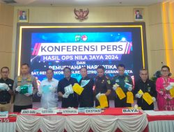 Operasi Nila Jaya 2024, Polrestro Tangerang Kota Musnahkan 3,89 Kg BB Sabu dan Ribuan Pil Estasi