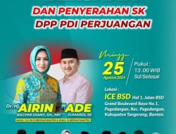 Pilkada Banten, Airin dan Cakada Dideklarasikan Besok