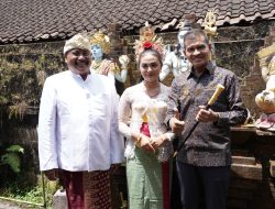 Simakrama Pangdam Zamroni di Puri Blahbatuh Bali