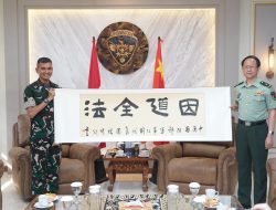 Pangdam Zamroni Terima Delegasi Militer China