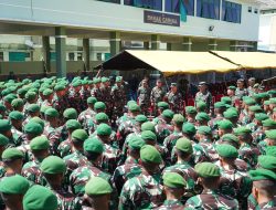 Pangdam Zamroni Periksa Kesiapan Satgas Pamtas Yonif 741/GN