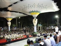 Puluhan Ribu Umat Islam Padati Kawasan Masjid Raya Al Azhom Kota Tangerang