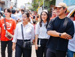 Kaesang Pangarep Blusukan di Kota Tangerang Bersama Faldo Maldini