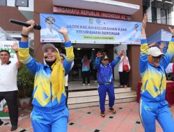 Senam Bersama Warga, Dr. Nurdin Terus Gaungkan Pola Hidup Sehat Tanpa Narkoba